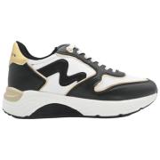 Zwart/Wit/Goud Sneakers Manila Grace , Multicolor , Dames