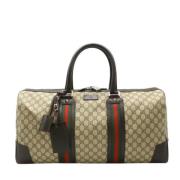 Pre-owned Canvas handbags Gucci Vintage , Beige , Dames