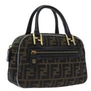 Pre-owned Canvas handbags Fendi Vintage , Brown , Dames