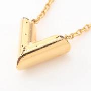 Pre-owned Metal necklaces Louis Vuitton Vintage , Yellow , Dames