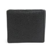 Pre-owned Leather wallets Louis Vuitton Vintage , Black , Heren