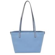 Pre-owned Leather totes Fendi Vintage , Blue , Dames