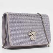 Pre-owned Suede clutches Versace Pre-owned , Purple , Dames