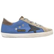 Blauw Zwart Ster Sneakers Golden Goose , Multicolor , Heren