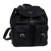 Pre-owned Leather prada-bags Prada Vintage , Black , Dames