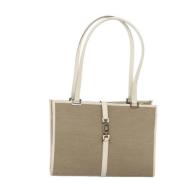 Pre-owned Canvas gucci-bags Gucci Vintage , Beige , Dames