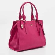 Pre-owned Leather handbags Coach Pre-owned , Pink , Dames