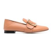 Leren loafers voor dames Bally , Beige , Dames