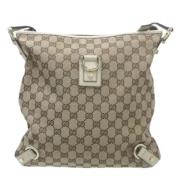 Pre-owned Canvas gucci-bags Gucci Vintage , Brown , Dames