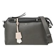 Pre-owned Leather handbags Fendi Vintage , Gray , Dames