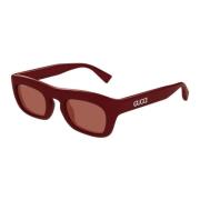 Stijlvolle zonnebril Gg1777S-002 Gucci , Brown , Unisex