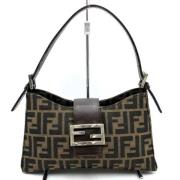 Pre-owned Canvas handbags Fendi Vintage , Brown , Dames