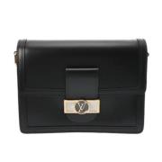 Pre-owned Leather shoulder-bags Louis Vuitton Vintage , Black , Dames