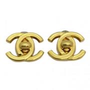 Pre-owned Metal chanel-jewelry Chanel Vintage , Yellow , Dames