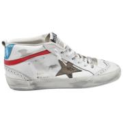 Klassiek Wit Kaki Blauw Sneakers Golden Goose , White , Heren