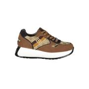 Bruine Polyester Sneaker Laura Biagiotti , Brown , Dames