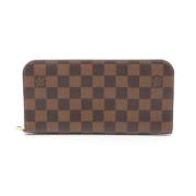 Pre-owned Leather wallets Louis Vuitton Vintage , Brown , Dames