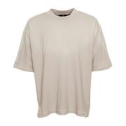 Stijlvolle Stepped Hem T-Shirt Represent , Beige , Heren