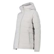 Fix Hood Jacket CMP , White , Dames