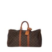 Pre-owned Leather louis-vuitton-bags Louis Vuitton Vintage , Brown , U...