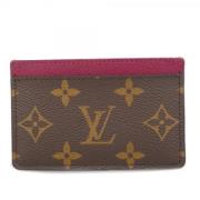 Pre-owned Canvas wallets Louis Vuitton Vintage , Brown , Dames