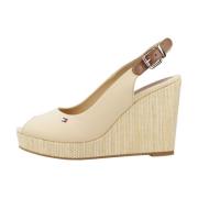 Wedges Tommy Hilfiger , Brown , Dames