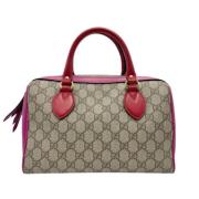 Pre-owned Canvas handbags Gucci Vintage , Brown , Dames