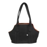 Pre-owned Leather shoulder-bags Hermès Vintage , Black , Dames