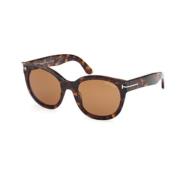 Stijlvolle zonnebril voor je look Tom Ford , Brown , Unisex