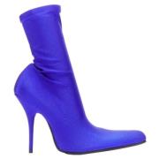 Pre-owned Cotton boots Balenciaga Vintage , Blue , Dames