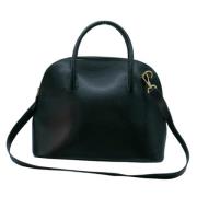 Pre-owned Leather celine-bags Celine Vintage , Black , Dames