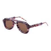 Rechthoekige Aviator Zonnebril - RWB Tortoise Thom Browne , Multicolor...