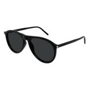 Stijlvolle Leren Schoudertas Saint Laurent , Black , Unisex