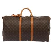 Pre-owned Canvas handbags Louis Vuitton Vintage , Brown , Dames