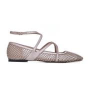 Kristalversierde Balletflats Jimmy Choo , Pink , Dames