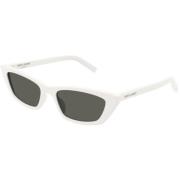 Stijlvolle Leren Schoudertas Saint Laurent , White , Unisex