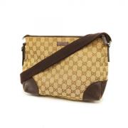 Pre-owned Canvas gucci-bags Gucci Vintage , Brown , Dames