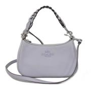 Pre-owned Leather shoulder-bags Coach Pre-owned , Purple , Dames