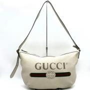 Pre-owned Leather gucci-bags Gucci Vintage , White , Dames