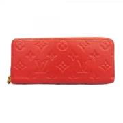 Pre-owned Fabric wallets Louis Vuitton Vintage , Red , Dames