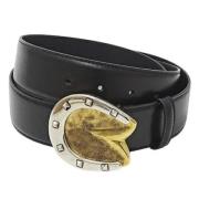 Pre-owned Metal belts Gucci Vintage , Black , Heren