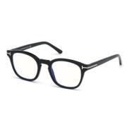 Stijlvolle zonnebril met blauwe lenzen Tom Ford , Black , Unisex