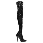 Pre-owned Plastic boots Yves Saint Laurent Vintage , Black , Dames