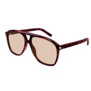 Dune Stijlvolle Zonnebril Saint Laurent , Red , Unisex