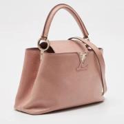 Pre-owned Leather handbags Louis Vuitton Vintage , Pink , Dames