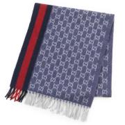 Pre-owned Fabric scarves Gucci Vintage , Blue , Dames