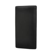 Pre-owned Leather wallets Louis Vuitton Vintage , Black , Heren