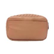 Pre-owned Leather pouches Bottega Veneta Vintage , Pink , Dames