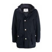 Blauwe Aw23 Parka Jas Woolrich , Blue , Heren