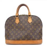 Pre-owned Fabric louis-vuitton-bags Louis Vuitton Vintage , Brown , Da...